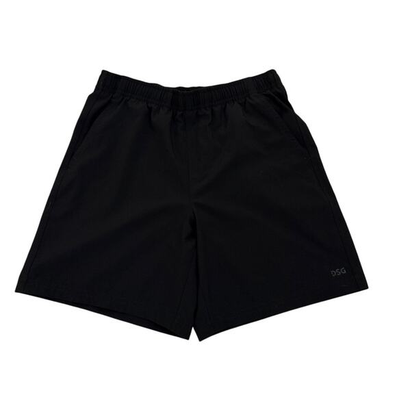 DSG Black Drawstring Athletic Shorts Size Youth Medium 10/12 - Picture 1 of 3